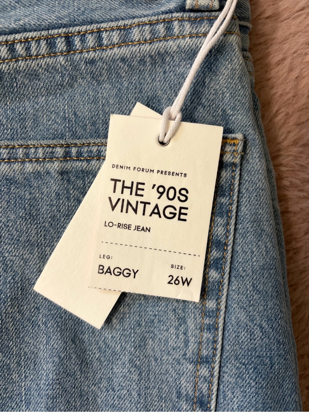 Denim Forum 90’s Vintage Lo-rise Baggy Jean - Picture 4 of 9